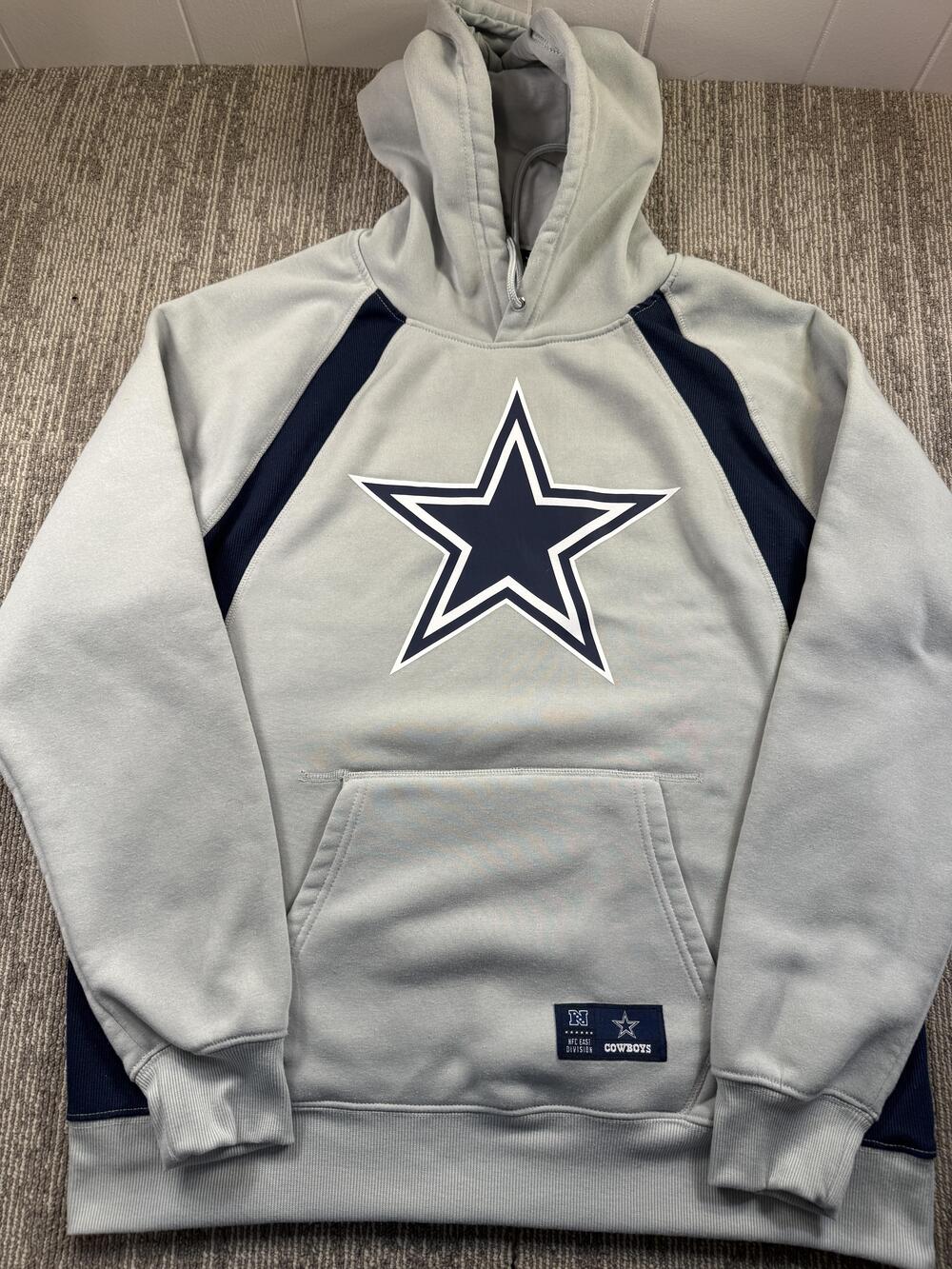 Dallas Cowboys Sweatshirt Hoodie Mens XL Gray NFL Football Ultra Game Pullover